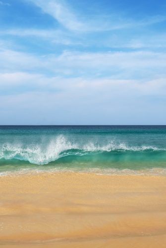 Ocean wave  in Thailand. Karon beach, Phuket