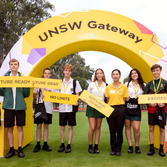 Students from a UNSW Gateway partner school attend the Year 11 Leaders Program at UNSW Sydney