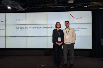 Day of AI Australia program director Natasha Banks and Co-Head of the Computing and Education research group at UNSW Dr Jake Renzella