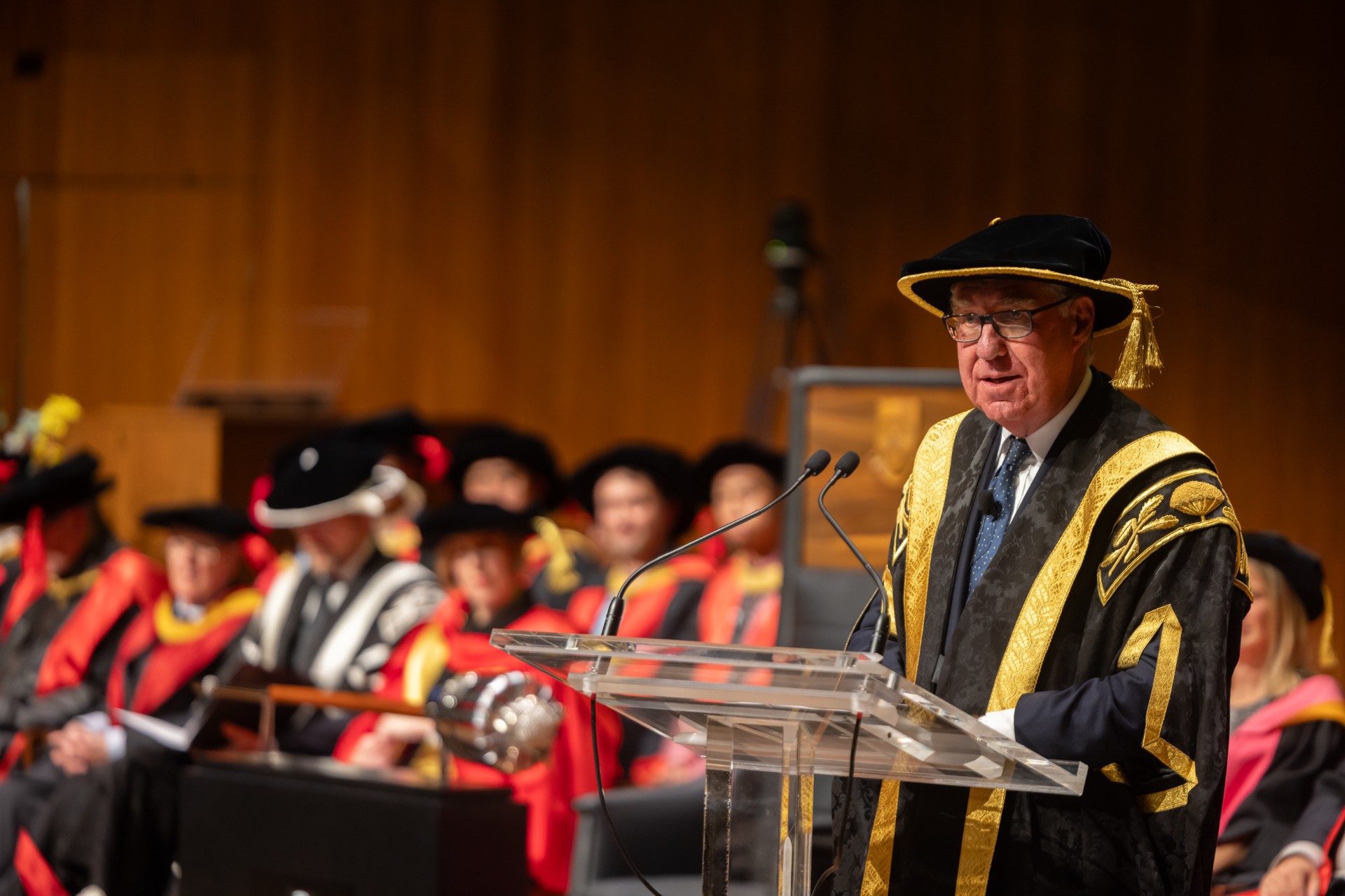 David Gonski at graduation in 2024