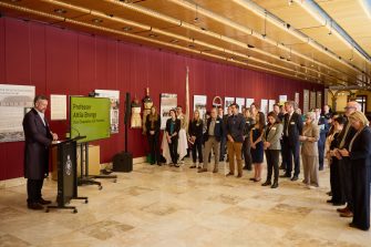 UNSW Vice-Chancellor and President Professor Attila Brungs speaking at NSW Sustainability Showcase.