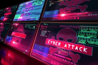 Cyber Security Ransomware Email Phishing Encrypted Technology, Digital Information Protected Secured