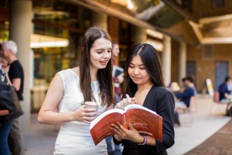 UNSW Students at Atomic Press Cafe, Kensington campus