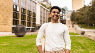 Students gathering at UNSW Sydney Kensington campus