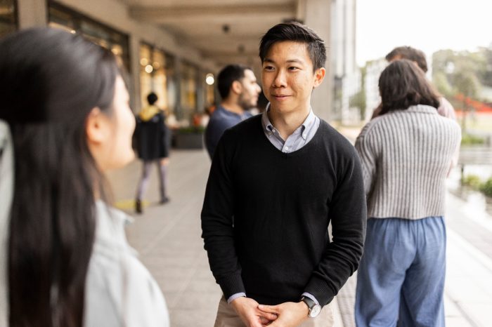 Students at UNSW Sydney Kensington campus
