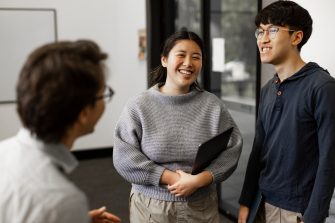 Students at UNSW Sydney Kensington campus