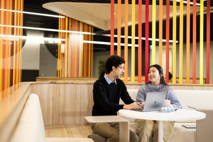 Students at UNSW Sydney Kensington campus