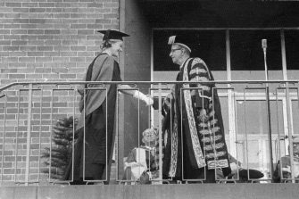 Helen Maguire, the first woman to graduate from UNSW with a PhD (1956)