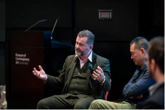 Professor Paul Gladston at a conference