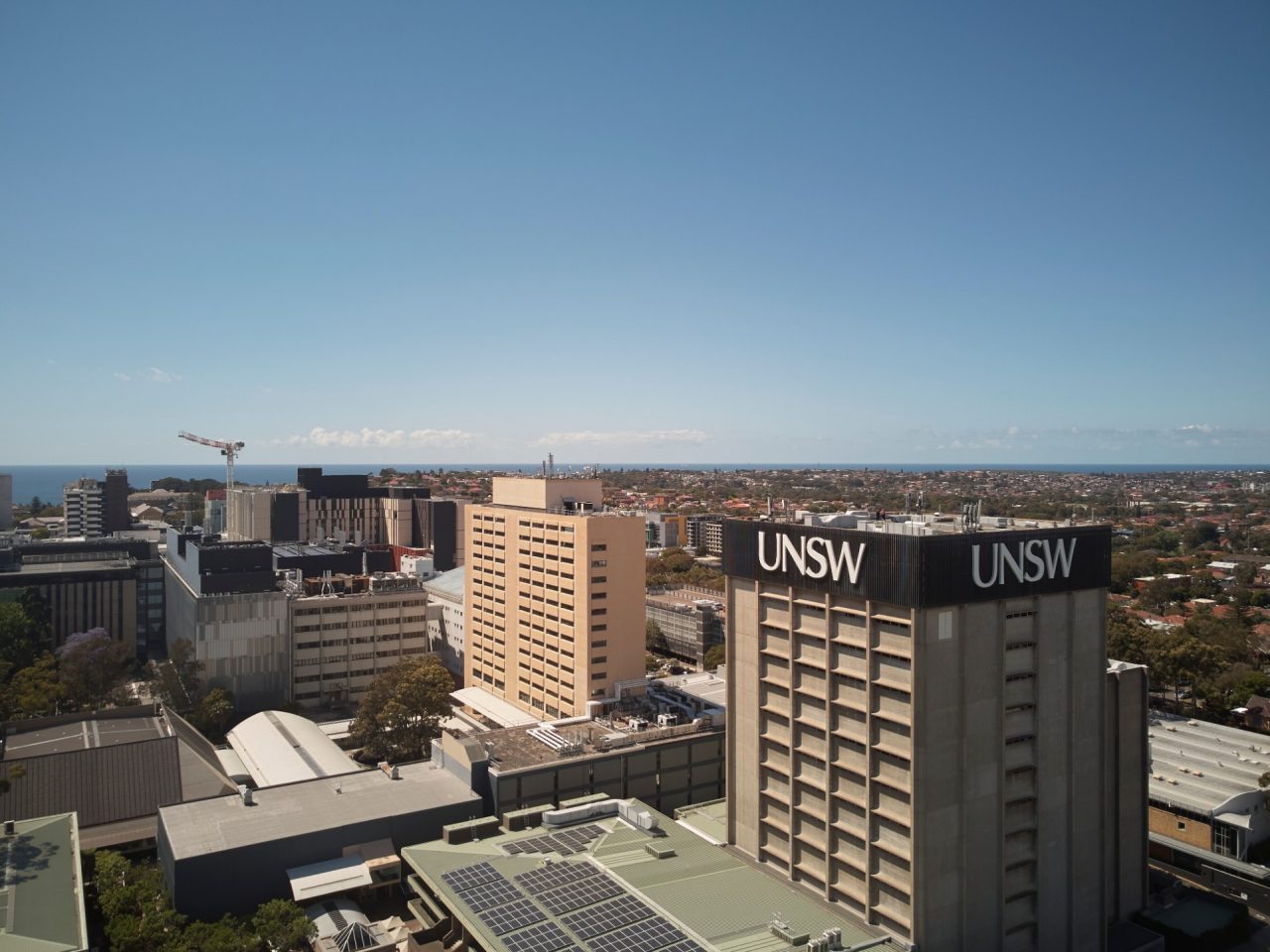 UNSW Kensington campus aerial photography