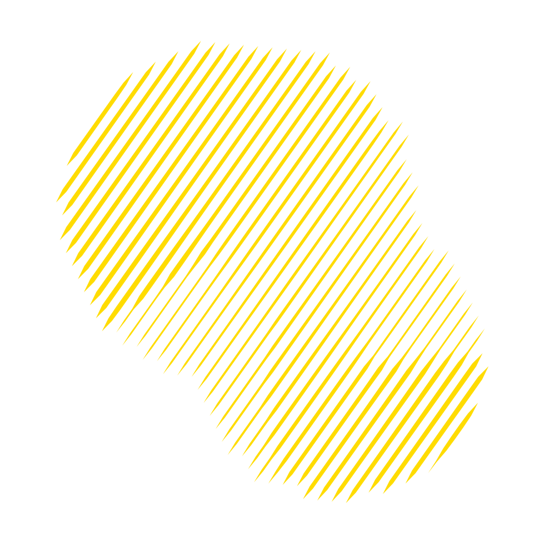 UNSW round house shape with raster lines in yellow