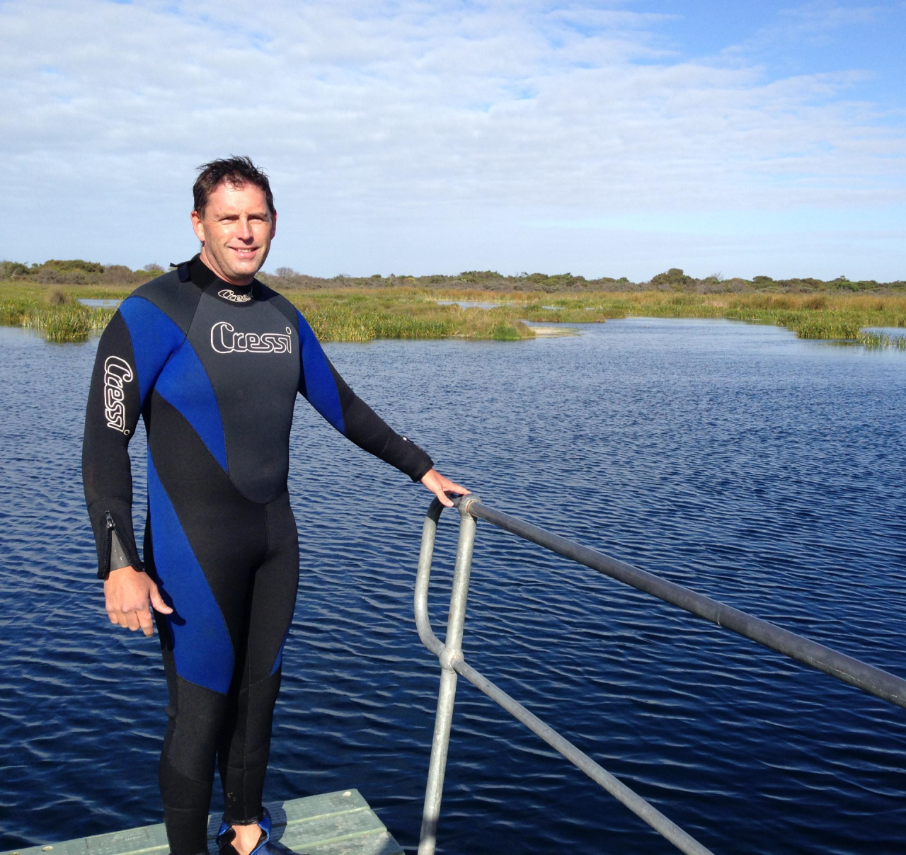 Ian Phillipps swimming