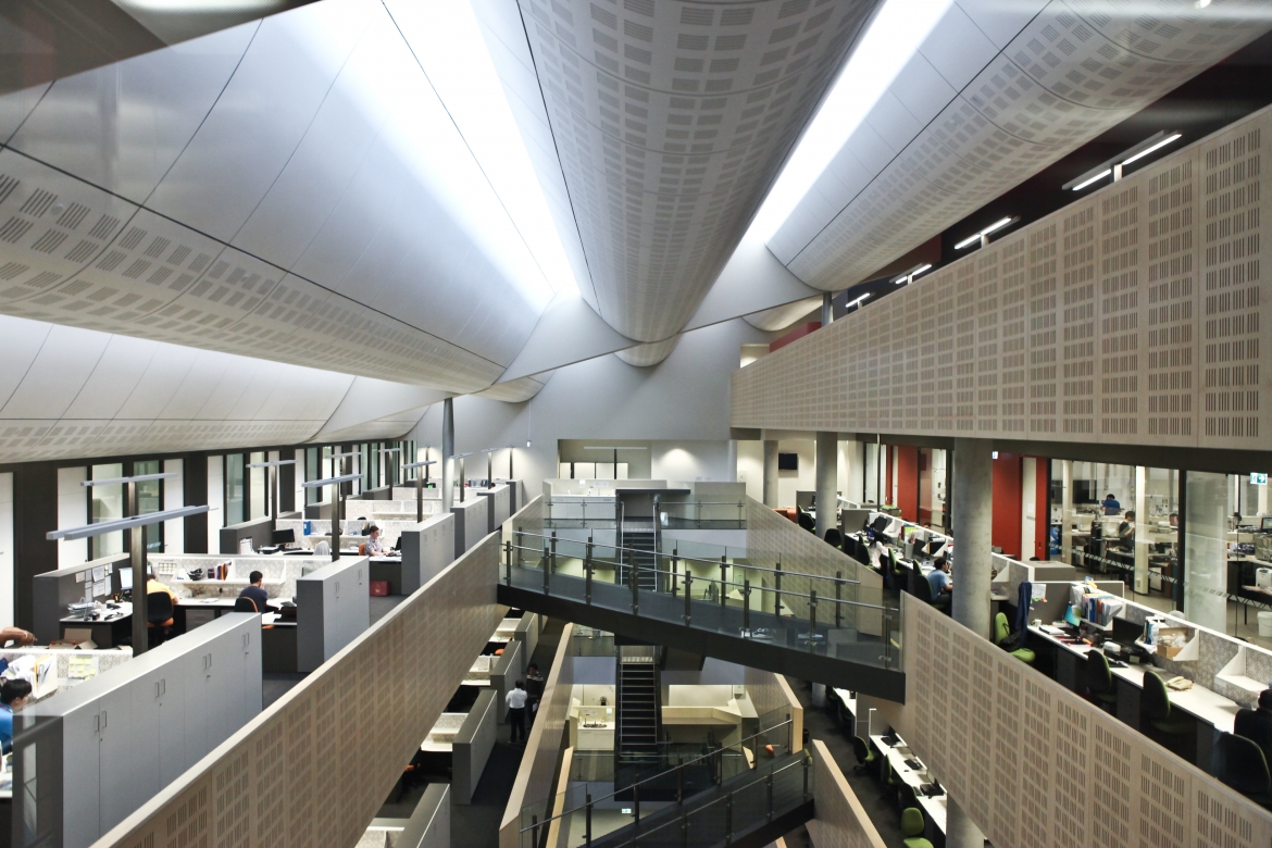 Internal concourse of Tyree building