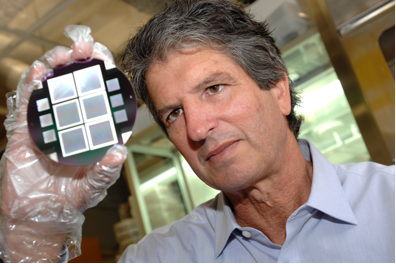 Martin Green with wafer MAG