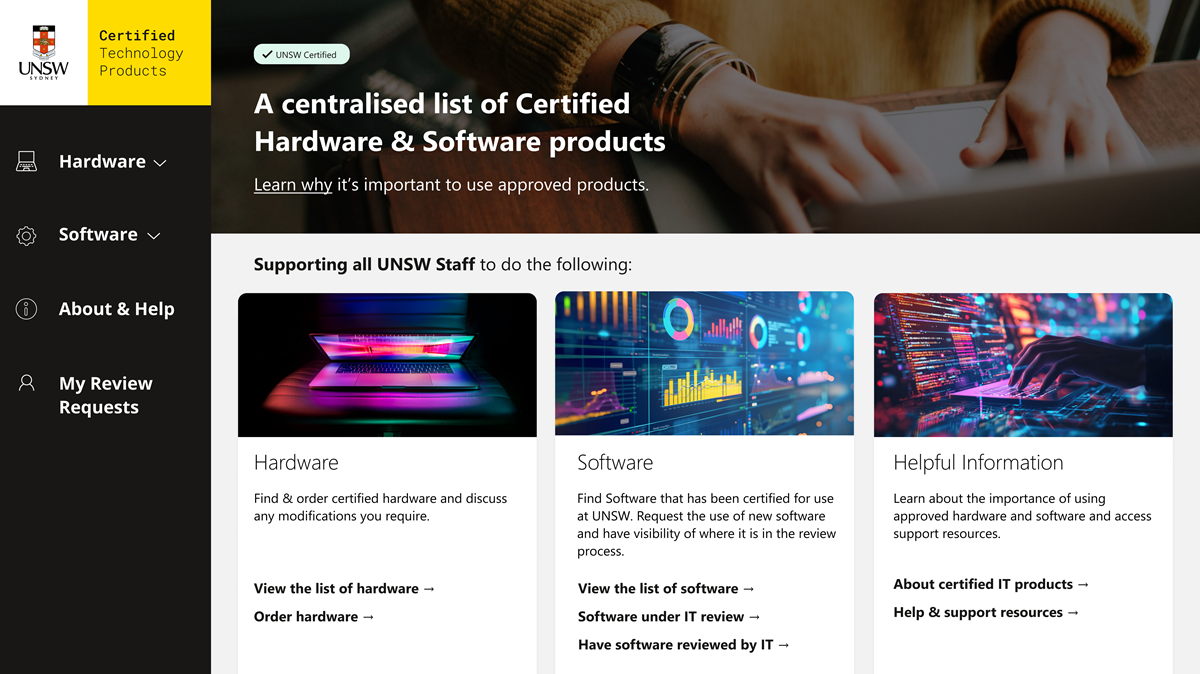 MyIT - A centralised list of Certified Hardware & Software products
