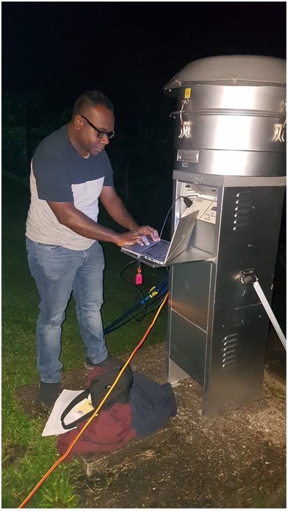 Jimmy Hilly in Fiji midnight sampling