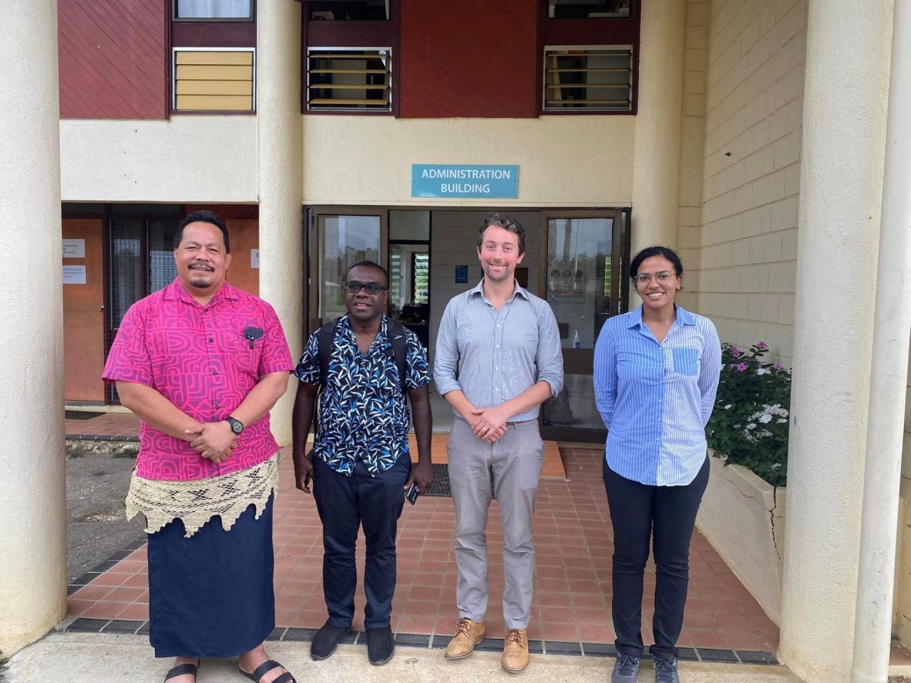 UNSW researchers at USP Tonga