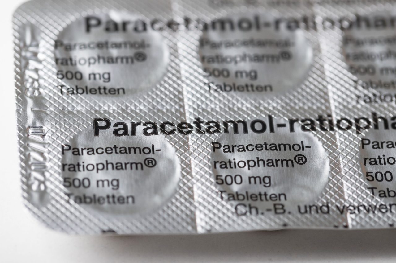 siegen, North Rhine-Westphalia/germany - 01 02 2020: paracetamol 500 mg pain medication siegen germany