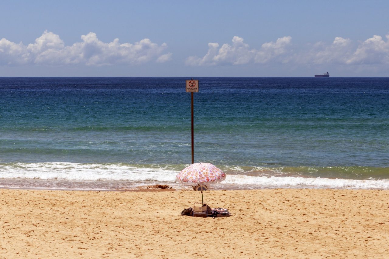 Coogee beach after storms, Sydney, NSW, Australia