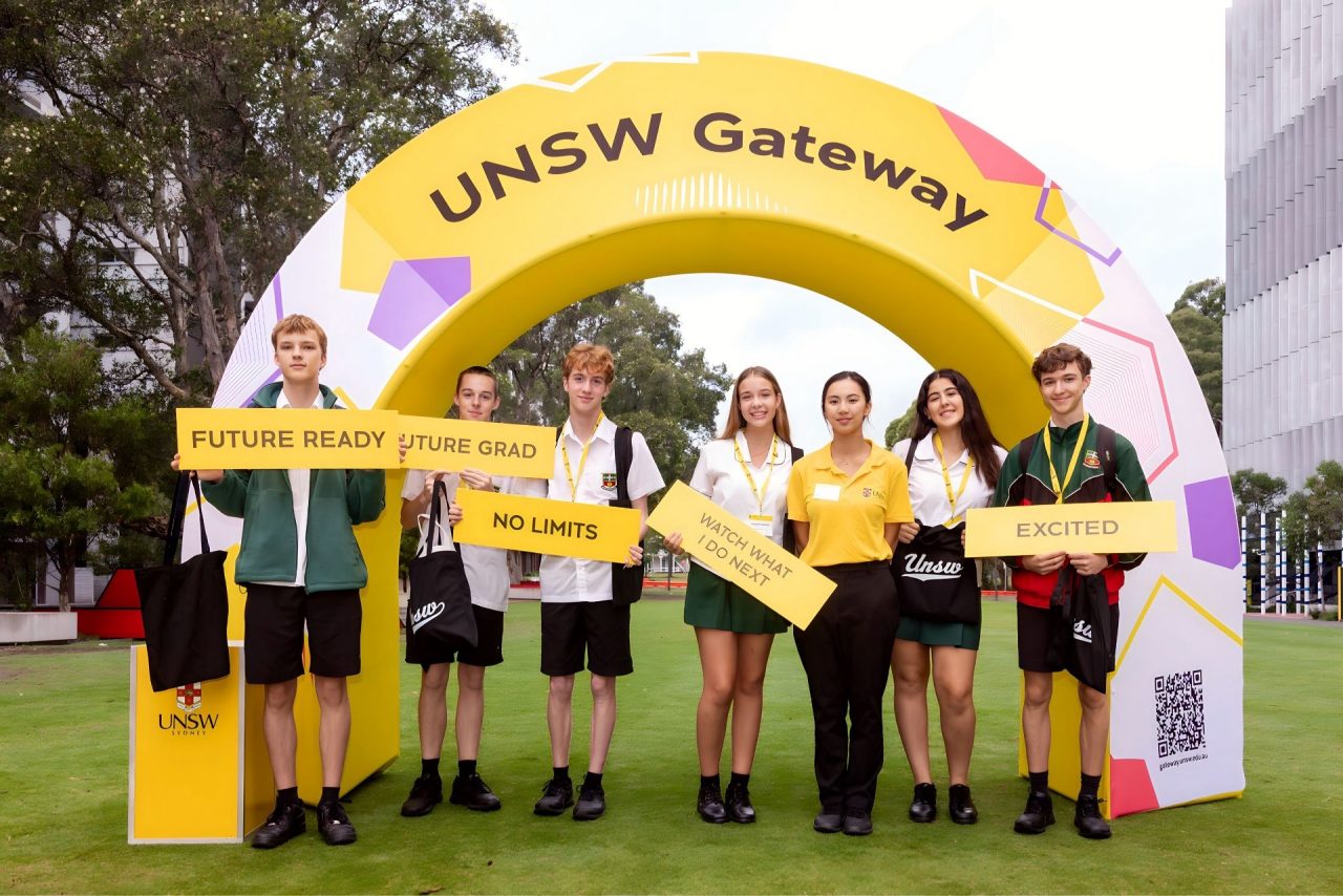 Students from a UNSW Gateway partner school attend the Year 11 Leaders Program at UNSW Sydney