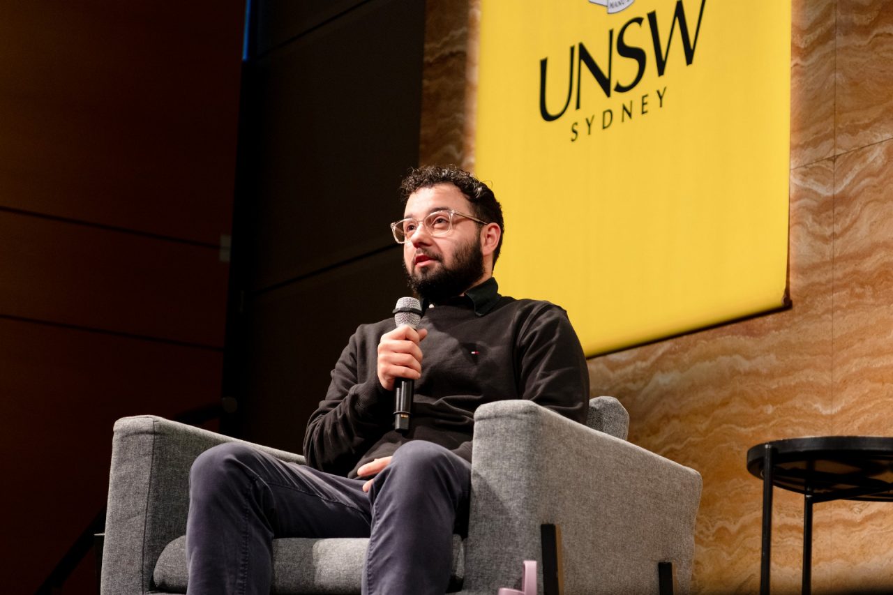 Student speaking at 2025 Indigenous Careers Symposium