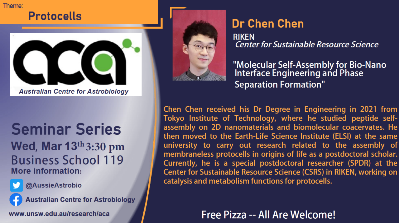 Dr Chen Chen seminar