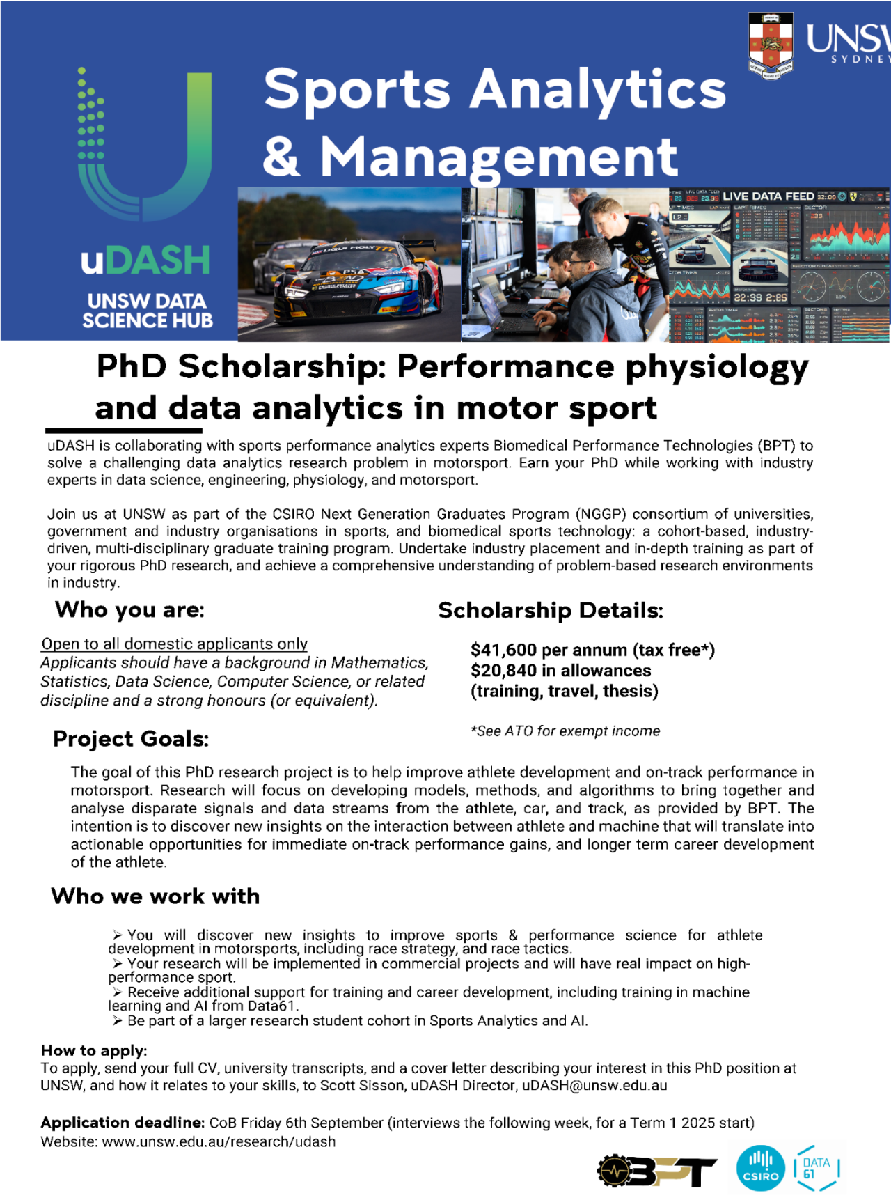 BPTuDASH Scholarship flyer Final Scott edits