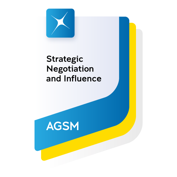 Strategic Negotiation and Influence Badge